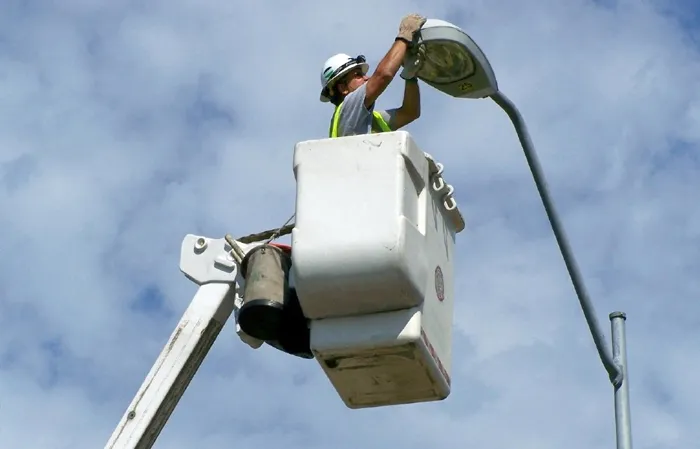 Street Light Pole Installation